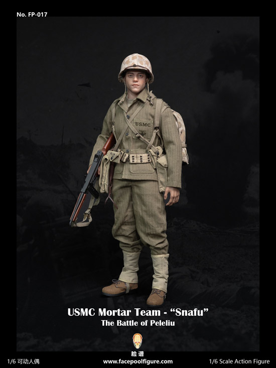 Facepoolfigure】FP017A 1/6 WW2 USMC Mortar Team Snafu The