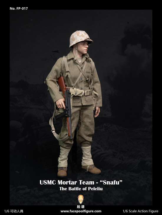 Facepoolfigure】FP017A 1/6 WW2 USMC Mortar Team Snafu The