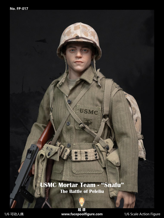Facepoolfigure】FP017A 1/6 WW2 USMC Mortar Team Snafu The