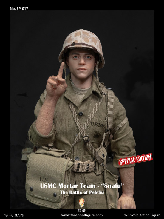 Facepoolfigure】FP017B 1/6 WW2 USMC Mortar Team Snafu The