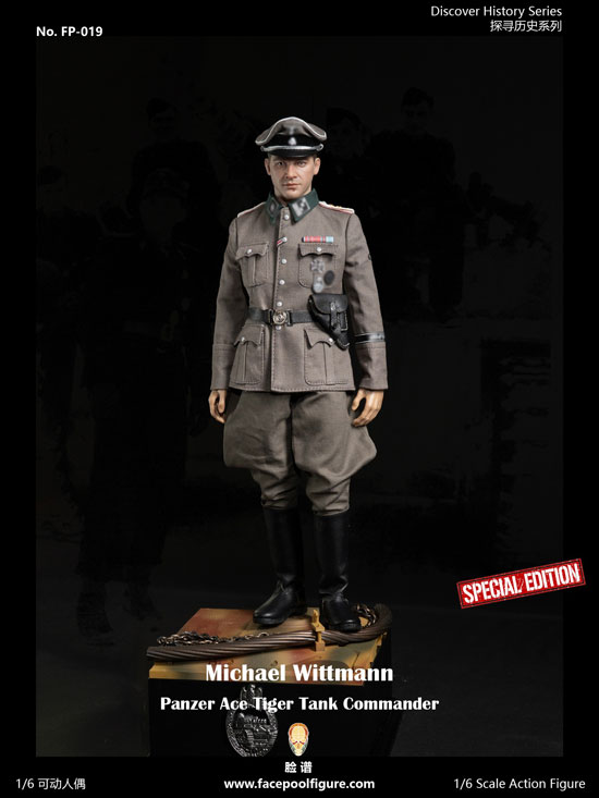 Facepoolfigure】FP019B 1/6 Michael Wittmann - Panzer Ace Tiger