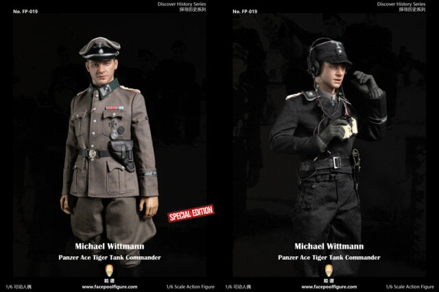 ミリタリーフィギュア　190 Facepoolfigure】FP019B 1/6 Michael Wittmann - Panzer Ace Tiger