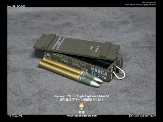 Facepoolfigure】FP-AC-002 WW2アメリカ軍 シャーマンタンク弾薬