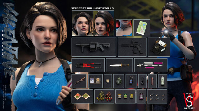 Swtoys】FS072 1/6 VALENTINE CLEAN VERSION エージェント 正常版 1/6