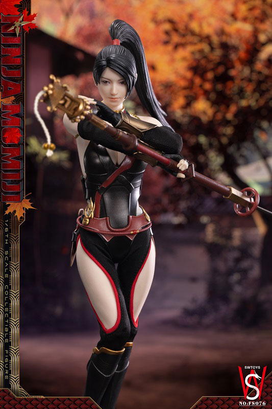 Swtoys】FS076 1/6 NINJA MOMIJI 黒忍者 くノ一 1/6スケール 女性ドール