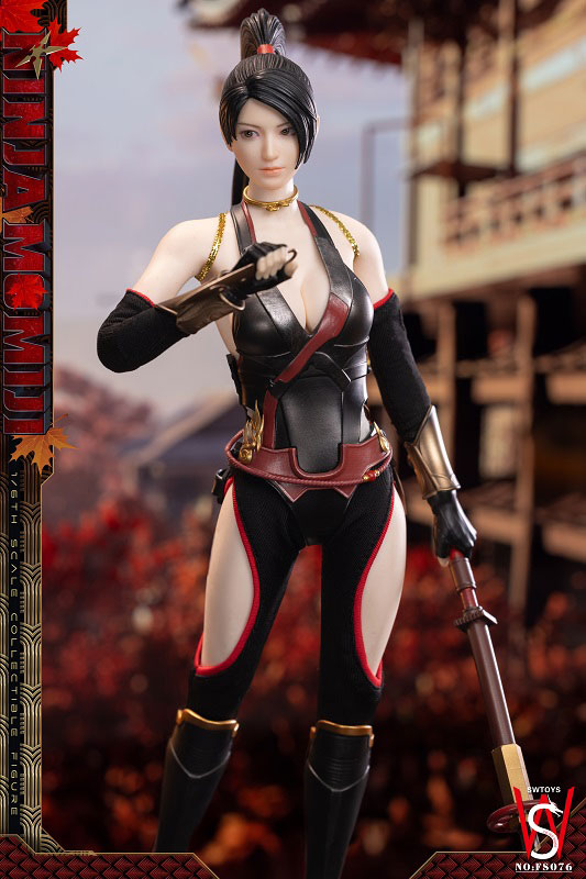 Swtoys】FS076 1/6 NINJA MOMIJI 黒忍者 くノ一 1/6スケール 女性ドール