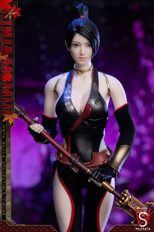 Swtoys】FS076 1/6 NINJA MOMIJI 黒忍者 くノ一 1/6スケール 女性ドール