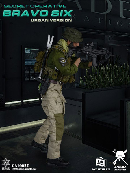 General's Armoury】GA1002U Secret Operative Bravo 6 Urban
