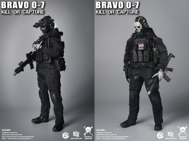 Easy&Simple GA1007 Bravo 0-7 死神1/6フィギュア Amazon | General's Armoury 1/6 Bravo 0-7 Kill Or Capture 未