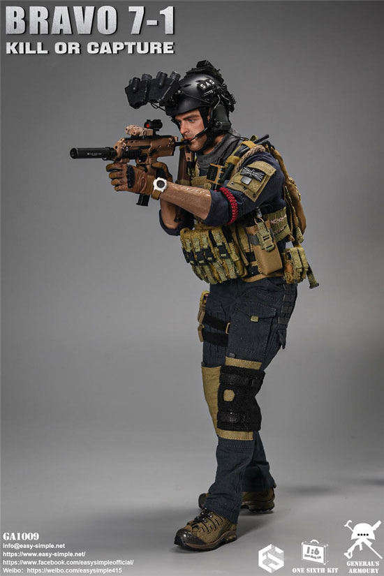 General's Armoury】GA1009 Bravo 7-1 KILL OR CAPTURE SAS イギリス