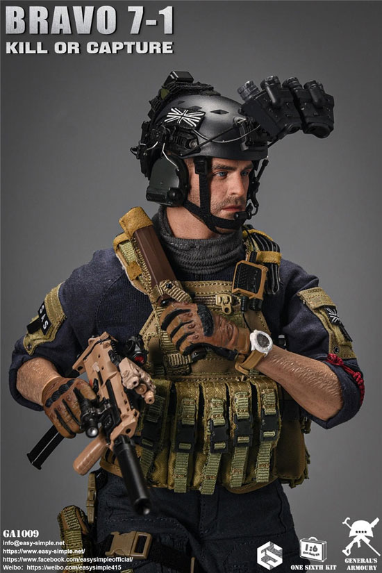General's Armoury】GA1009 Bravo 7-1 KILL OR CAPTURE SAS イギリス