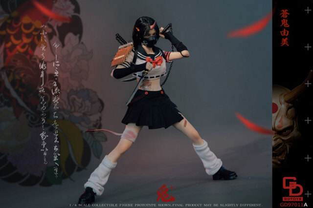 GDTOYS】GD97011A 1/6 GHOST GIRL 第二弾 鬼姫 ゴーストガール 蒼鬼由美