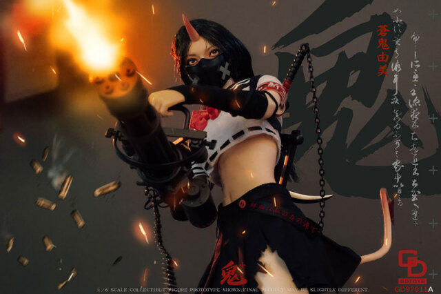 GDTOYS】GD97011A 1/6 GHOST GIRL 第二弾 鬼姫 ゴーストガール 蒼鬼由美