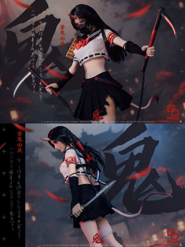 GDTOYS】GD97011A 1/6 GHOST GIRL 第二弾 鬼姫 ゴーストガール 蒼鬼由美