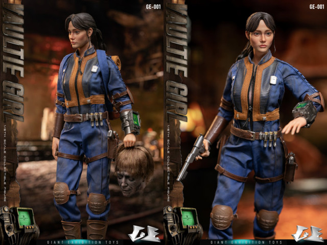 Giant exhibition toys】GE-001 1/6 VAULTIE GIRL 避難所女子 1/6