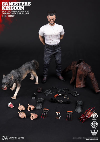 DAM】GK011 Gangsters Kingdom Diamond 5 Ralap & The Wolf Ghost 1/6
