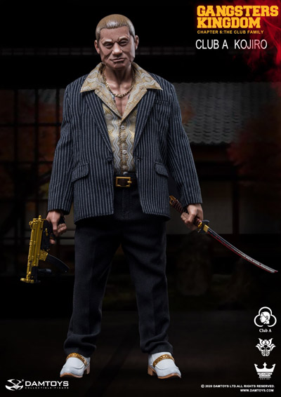 DAM】GK021 Gangsters Kingdom Club A KOJIRO コジロー 1/6スケール DAM】GK021 Gangsters Kingdom Club A KOJIRO コジロー 1/6スケール