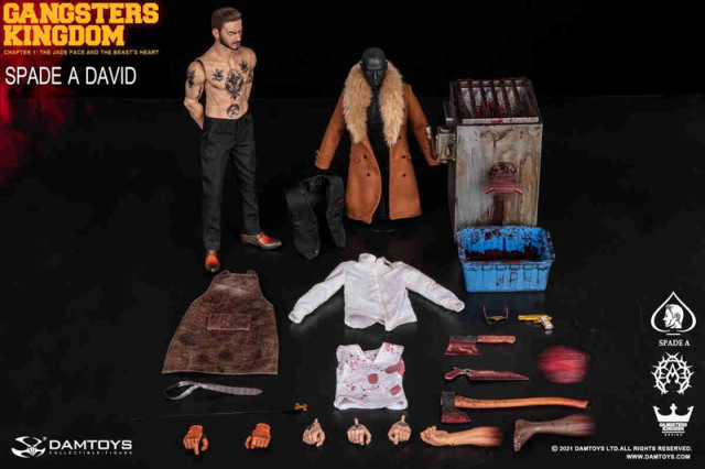 DAM】GK022 Gangsters Kingdom SPADE DAVID デビッド 1/6