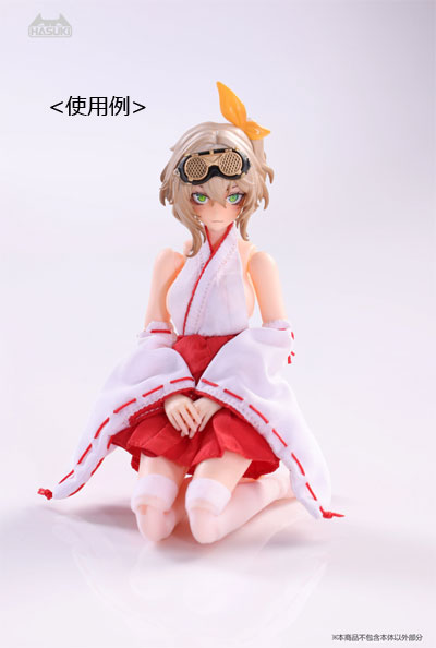 HASUKI】H-CS019 1/12 Shrine Maiden Outfit Costume 巫女服 1/12