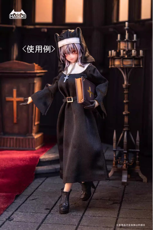 HASUKI】H-CS018 1/12 修女服B Nun Uniform B 1/12スケール 女性
