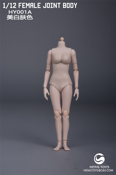 HengToys】HY001A HY002B 1/12スケール 女性ボディ素体