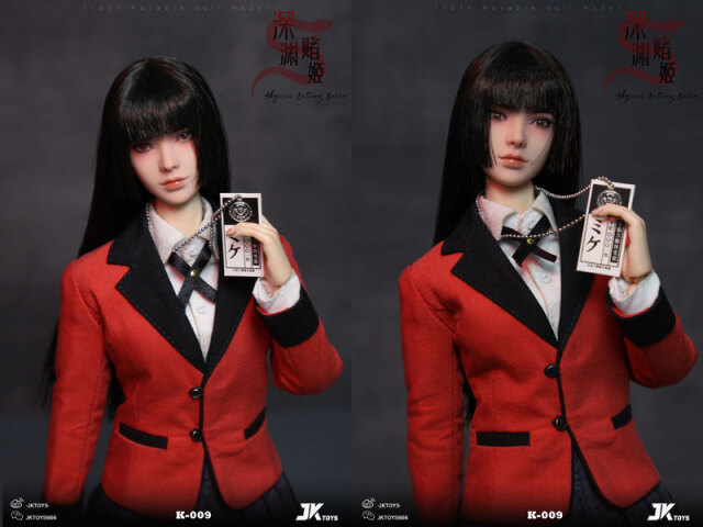 JKTOYS Studio Yumeko 1/6 アクションフィギュアK-009 JKTOYS】K-009 1/6 深淵賭姫 1/6スケール 女性フィギュア