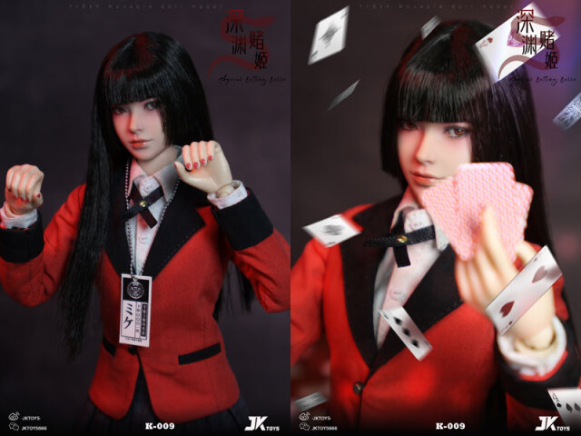 JKTOYS】K-009 1/6 深淵賭姫 1/6スケール 女性フィギュア