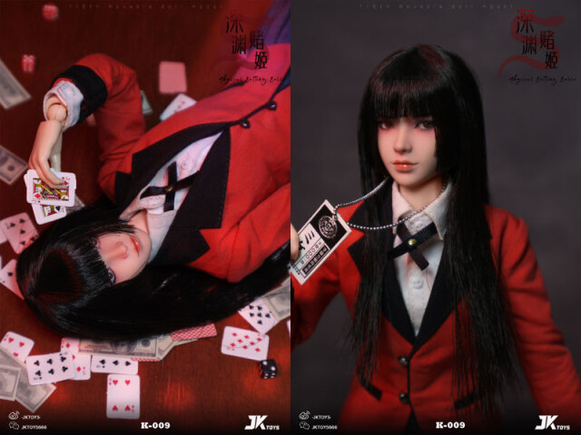 JKTOYS】K-009 1/6 深淵賭姫 1/6スケール 女性フィギュア