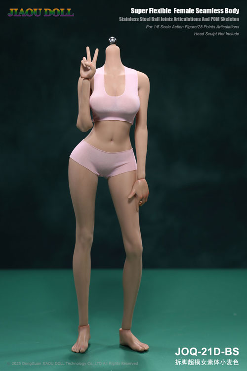 JIAOUDOLL1/6 スーパーモデル体型女性素体JOQ-21D-PMピンク肌 送料無料 1/6 JIAOUDOLL JOA JOQ-21D 脚長いスーパーモデル体型