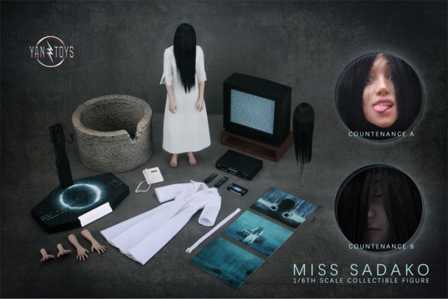 YAN TOYS】JR08 1/6 MISS SADA 女性幽霊 1/6スケール 女性ドール