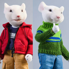 Qoo(*´꒳`*) ＋ねずみ JxK.Studio】JXK032C Pockets Animals 7Inch 動物擬人化シリーズ