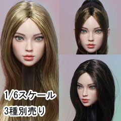 JKTOYS】K-006 ABC 1/6 Head Sculpture Yumi ユミ 1/6スケール 植毛