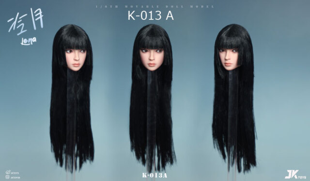 JKTOYS】K-013 A/B/C 1/6 Asian Beauty Head Sculpture Lena 冷月 レナ