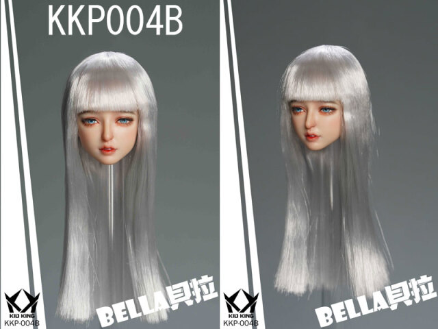 香港の公式　Who's Next Girl Stereoフィギュア　カメラ付き KID KING】KKP004 A/B/C/D BELLA 1/6 Female Headsculpt 1/6