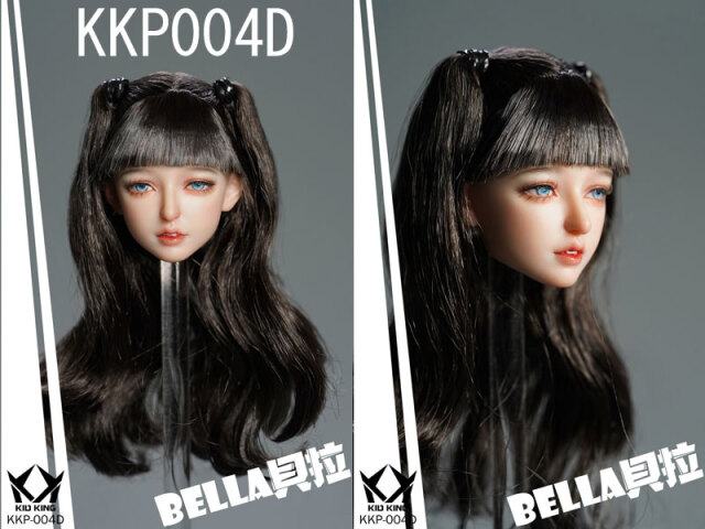 KID KING】KKP004 A/B/C/D BELLA 1/6 Female Headsculpt 1/6