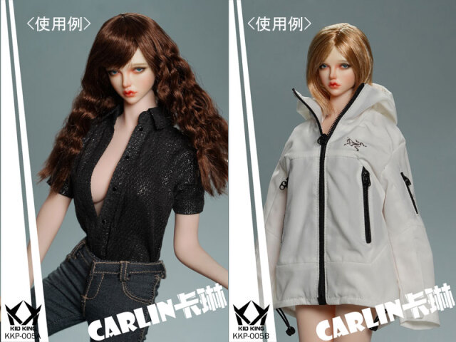 KID KING】KKP005 A/B/C/D CARLIN 1/6 Female Headsculpt 眼球可動 1/6