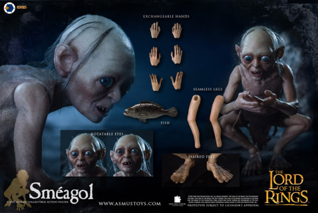 Asmus Toys ロード・オブ・ザ・リング ゴラム / スメアゴル DX版 ASMUS TOYS】LOTR030LUX The Lord of the Rings Gollum Smeagol