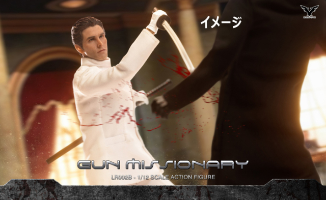 BROTOYS 1/12 Gunfight Preacher ホワイト.Ver BROTOYS 1/12 LR002B Doomsday of Judgment Gunfight Preacher