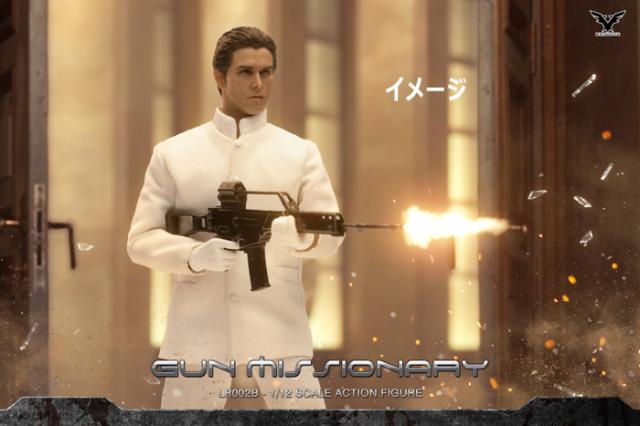 BROTOYS 1/12 Gunfight Preacher ホワイト.Ver BROTOYS】LR002 A/B 1/12 Doomsday of Judgment - Gunfight