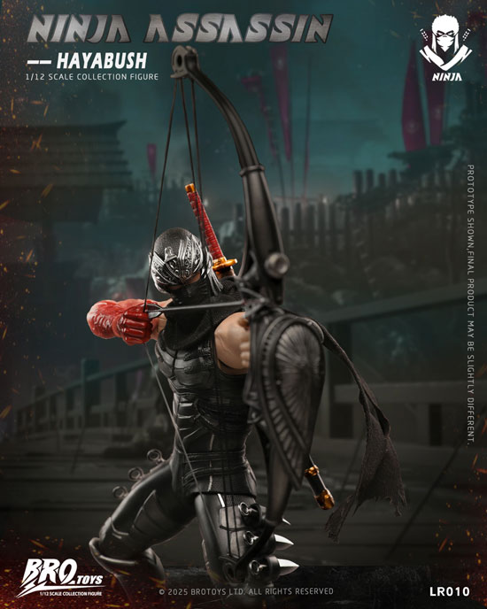 BROTOYS】LR010 1/12 忍者刺客 1/12スケールフィギュア