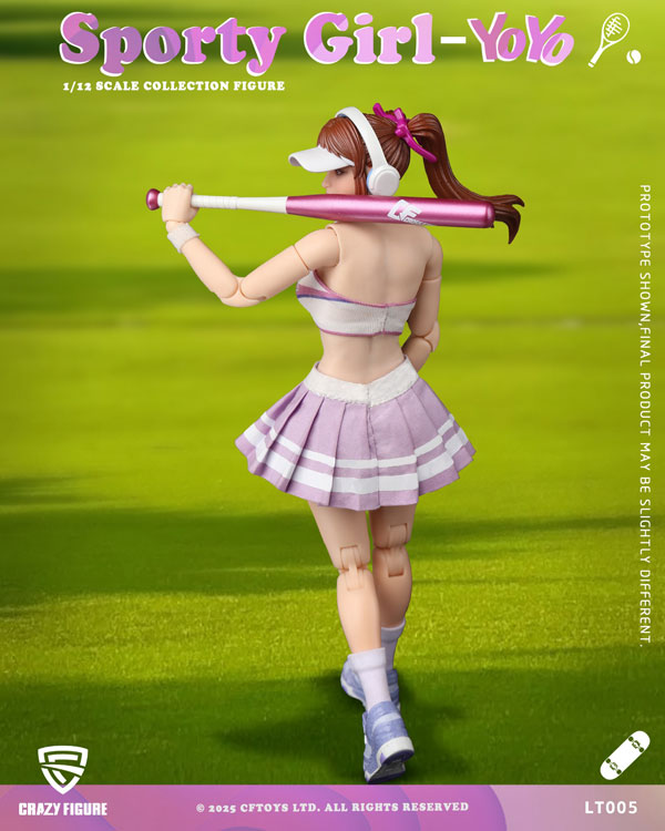 crazyfigure】CFTOYS LT005 1/12 Action Figure Body Sporty Girl-YOYO