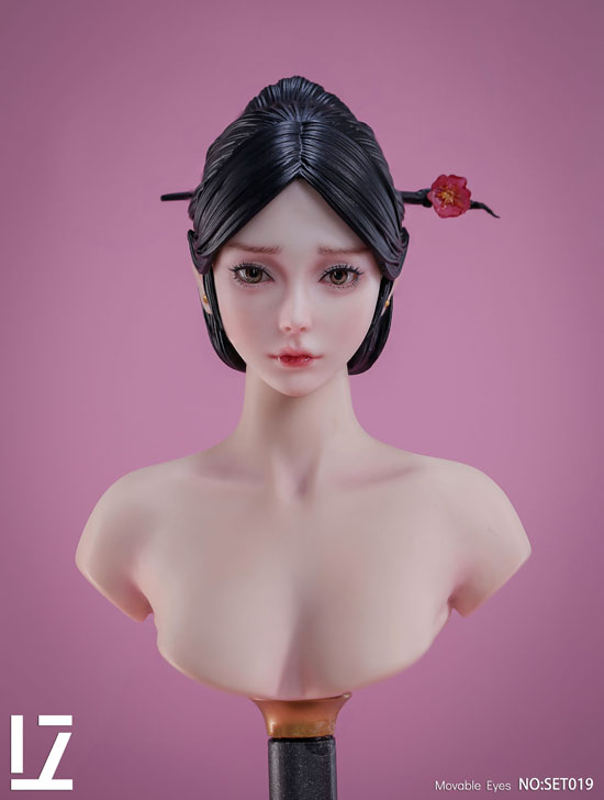 LZ TOYS】SET019 1/6 Beauty Headsculpt 古装女子 怜 1/6スケール 眼球
