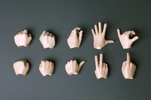 NoBrand)】M004B 1/6スケール 男性ヘッド&ハンドパーツ10種セット