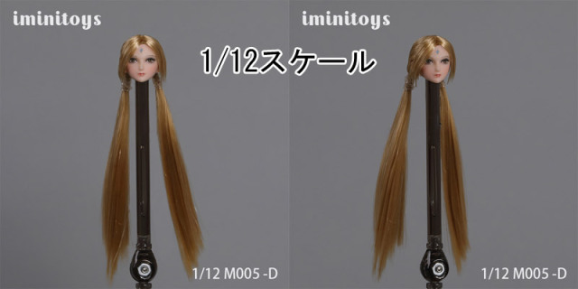 Iminitoys】M005 Female anime beauty headsculpt 1/12スケール ドール