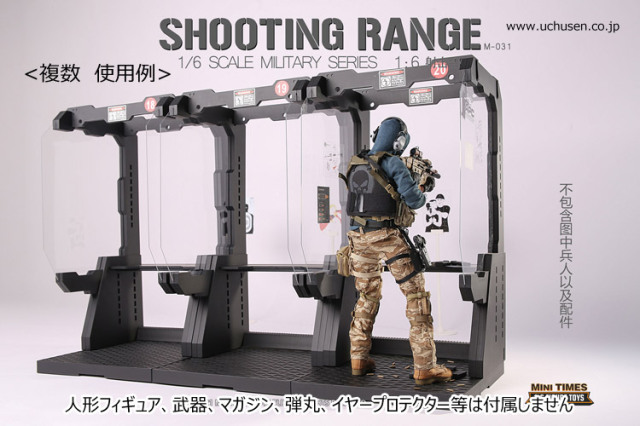 Mini Times Toys 1/6 シューティングレンジ 射撃台 MiniTimesToys】MT-M031 1/6 Shooting Range シューティング