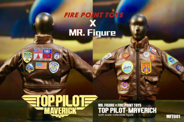 FIRE POINT TOYS X MR.FIGURE】MFT001 1/6 TOP PILOT MAVERICK