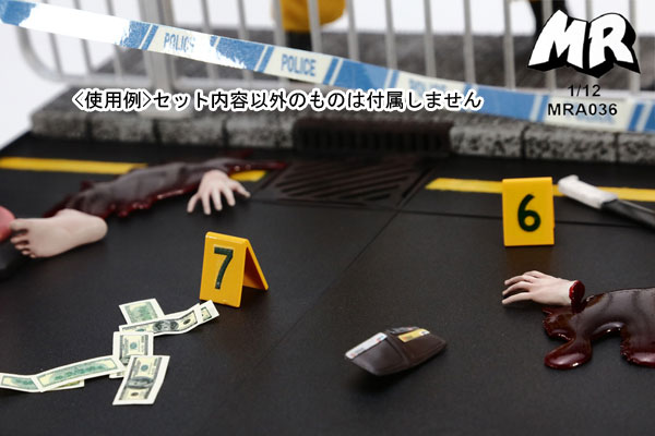 MR.FIGURE】MRA036 凶悪事件現場セット 1/12スケール アクション