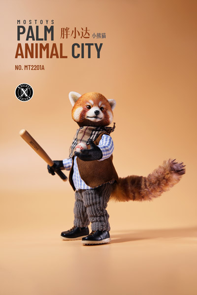 Mostoys】PALM ANIMAL CITY MT2201A 17cm Lesser Panda 動物擬人