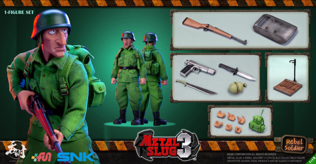 Tunshi Studio】METAL SLUG 3 1/12 REBEL SOLDIER(1-FIGURE SET