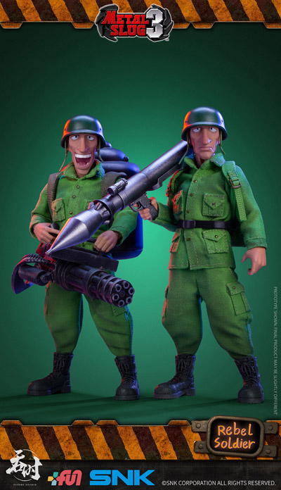 Tunshi Studio】METAL SLUG 3 1/12 REBEL SOLDIER(2-FIGURE SET